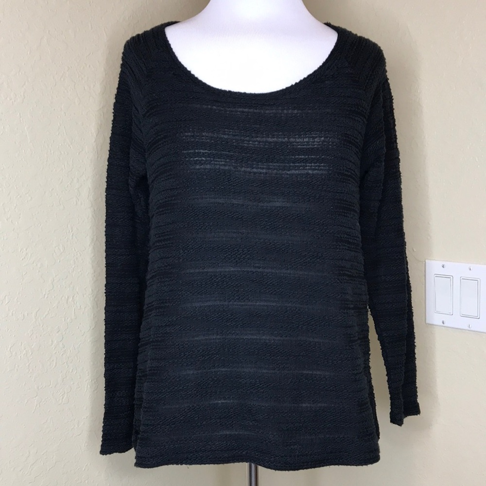 BELLA LUXX Black Striped Knitted Sweater XS